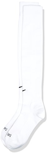 Nike SX5728-010, Calcetines Para Hombre, Blanco (Tm White / Black), L