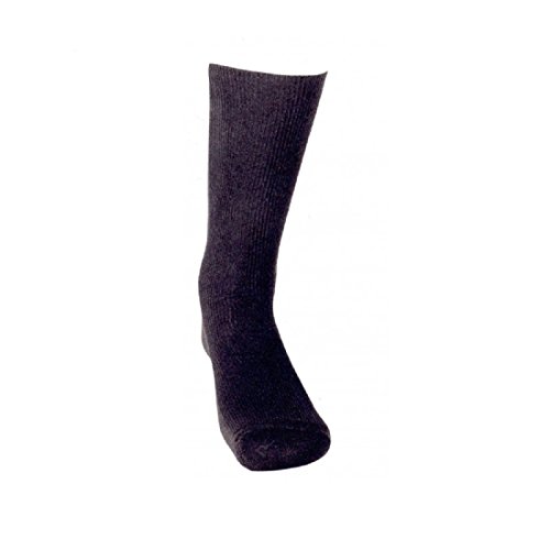 KLER 6309 - calcetin descanso hilo de escocia (G, NEGRO)