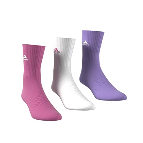 adidas IC1313 C SPW CRW 3P Socks Unisex preloved fuchsia/white/violet fusion XL