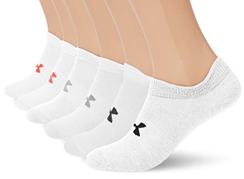 Under Armour Women’s Essential, Calcetines Cortos Mujer, Blanco (white Cerise), S