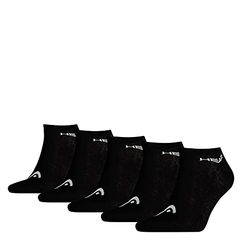 Head Sneaker Unisex, Black, 39/42, Pack Of 5