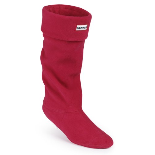 Hunter Boots Calcetines Welly Socks de forro polar para botas de agua - rojo - M
