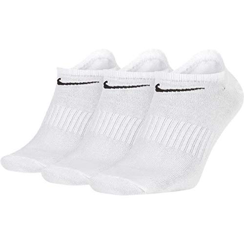 Nike SX7678 - Calcetines para zapatillas deportivas (9 pares), color blanco, gris y negro 6 pares de colores y 3 pares de color negro. 46/50 EU