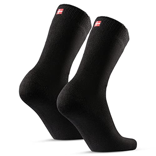 DANISH ENDURANCE Heat Sock 39-42 Black 2-pack