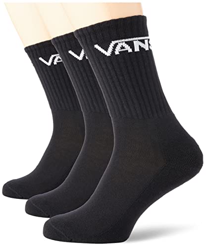 Vans Herren M Classic Crew Socken, 3er Pack, schwarz (Black), 38.5-42 EU