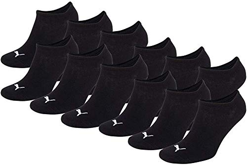 Puma Sneaker invisible, 12 unidades, negro