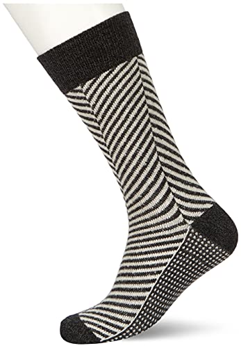 Levi's Herringbone Wool Cut Boot Sock Calcetín para Botas de Corte Lana de Espiga, Black Combo, 43 Regular Unisex Adulto
