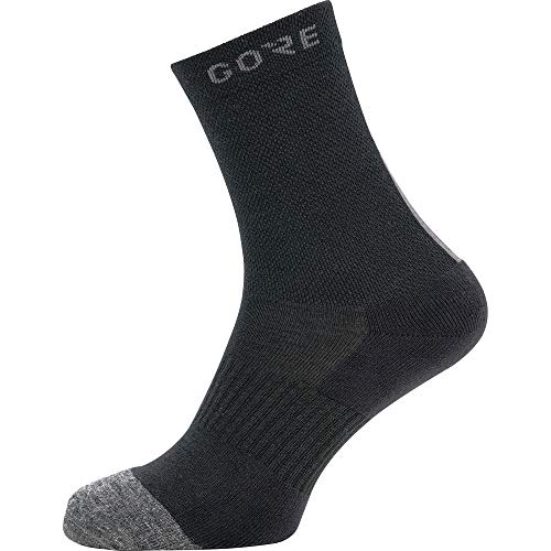 GORE WEAR M Thermo calcetines unisex, Talla: 41-43, Color: negro/gris