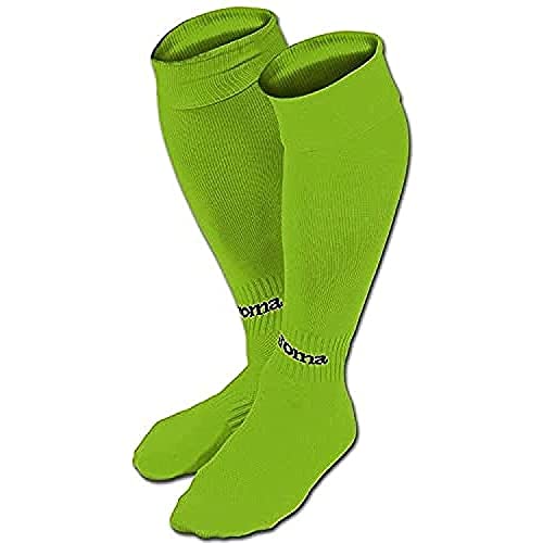 Joma Classic Calcetines de fútbol, Hombres, Verde Fluor, L