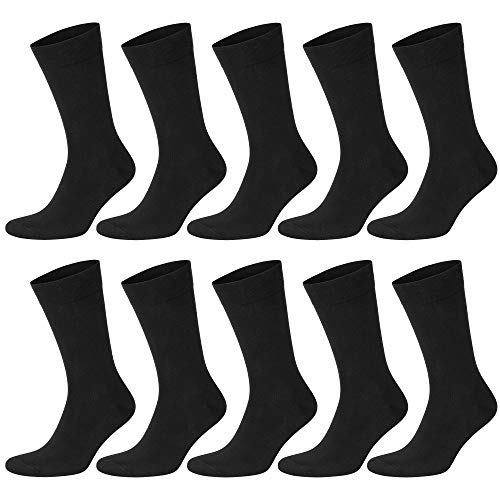 ABI TEXTIL Calcetines de Algodon Para Hombres y Mujeres (10 pares) Sin Costuras Transpirables y Comodos