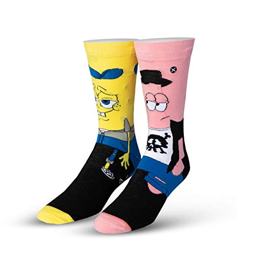 ODD SOX Men's Spongebob Squarepants Hipsters Socks