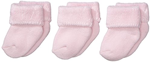 Sterntaler Primeros Calcetines Pack de 3, Edad: a partir de 0 meses, Talla: Recién nacidos (Talla 0), Rosa