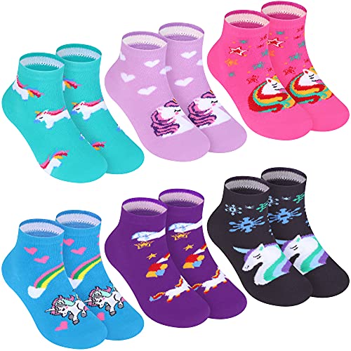 L&K-II 10 calcetines para niñas con patrones lindos calcetines deportivos calcetines para niños hechos de algodón de colores 2810 27-30
