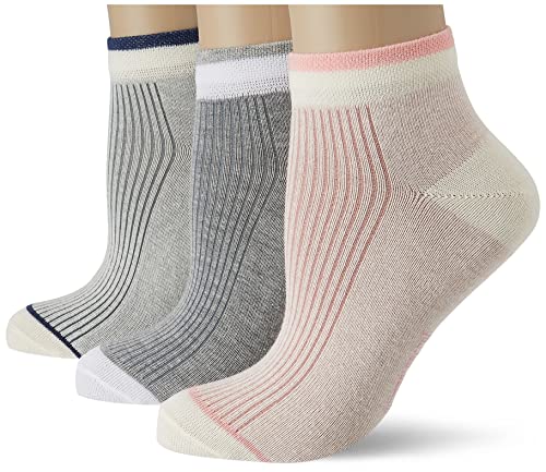 Women'secret Socks Socks Generic Socks Packs, Calcetines Mujer, Multicolor (Grey/White/Pink), Talla única