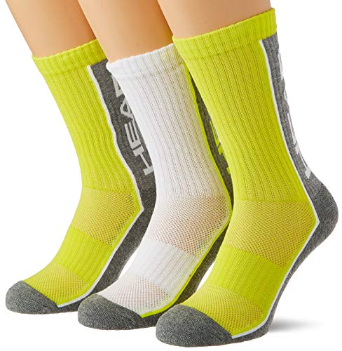 Head Performance Quarter Socks (2 Pack) Calcetines, Lime, 43/46 Unisex Adulto